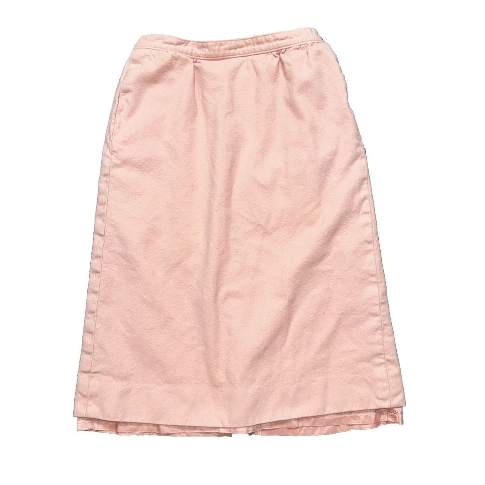 Pendleton Wool Rose Pink Skirt Women's Size 10 Petite 100% Virgin Wool USA Made